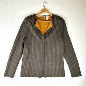 Vintage Neiman Marcus x Bill Blass Cashmere/Silk Stripe Cardigan Sweater Italy